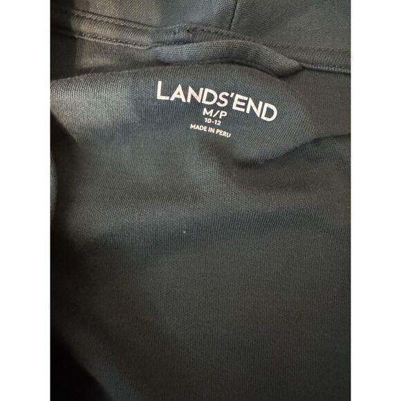 Lands End Womens Plus Sz 3X Deep V Neck Royal Blue Knee Length Wrap Dress - Picture 4 of 4